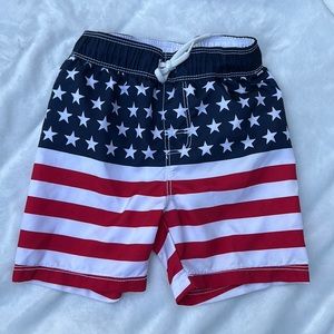Old Navy American flag swimsuit 2T